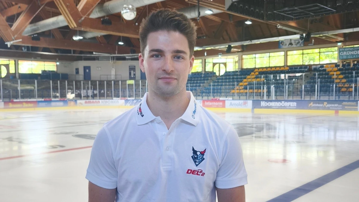 Reed Stark in der Hans-Schröpf-Arena.